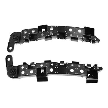 Imagem de X AUTOHAUX 1 par de suporte de para-choque dianteiro esquerdo e direito para Honda CR-V 2017-2020 71198-TLA-A01 plástico preto