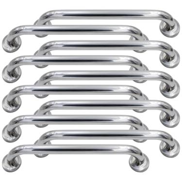 Imagem de Barra de Apoio para Parede em Aço Inox 24mm de Diâmetro Segurança e Acessibilidade (10, 40cm)
