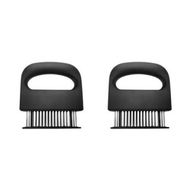 Imagem de Amaciador De Carne Com 48 Agulhas Em Aço Inoxidável Com Lâminas Ultra 