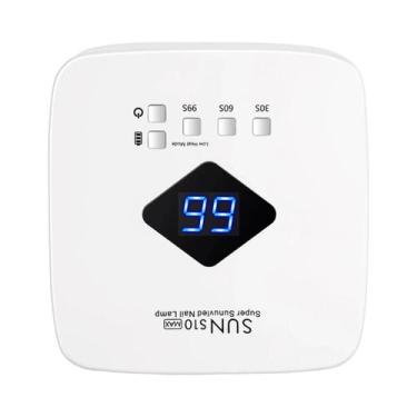 Imagem de Lâmpada UV LED Recarregável Sem Fio Para Unhas, 30 LEDs, Secador De Es