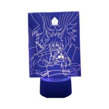 Imagem de Luminária De Acrílico LED Kakashi Hatake Naruto, Figura De Anime, Lâmp