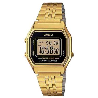 Imagem de Relógio Casio Vintage Unissex Dourado LA680WGA-1DF-Feminino