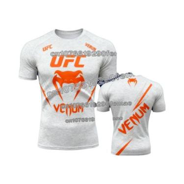 Imagem de Camiseta Masculina Com Estampa 3D UFC, Manga Curta, Gola Redonda, Roup