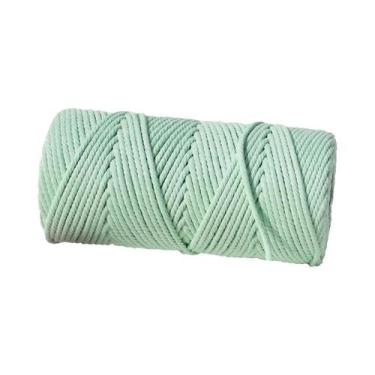 Imagem de Corda De Macramê De Algodão Natural 3mm 100m Para Tricô Manual E Tapeç