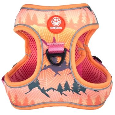 Imagem de Petgrove Peitoral para cães Step-in – Colete sem puxão, sem estrangulamento com clipes frontais e traseiros, fivela de segurança, arnês de malha respirável refletivo para cães pequenos, médios e