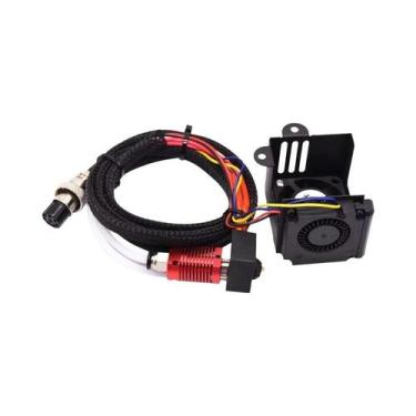 Imagem de Kit Completo De Hotend E Bico MK8 J-Head Com Extrusora E Ventoinha Dup