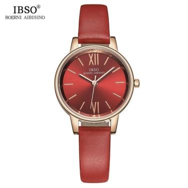 Imagem de Relógio De Pulso Feminino Ibso S8662l à Prova D'água Vermelho