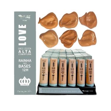 Imagem de Base Liquida Alta Cobertura Rainha Das Bases 12h Max love 30m cor:609
