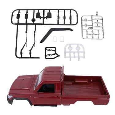 Imagem de Generic Kit de Embalagem Pp Durável para Caminhão de Controle Remoto Mn82, Fácil Substituição para Caminhão Captador Diy Mn82 Rc, Escala 1/12 para Entusiastas (Vermelho)