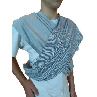 Imagem de Fastsling Canguru Piêpaô Fast Sling Listras + Cinza Mescla