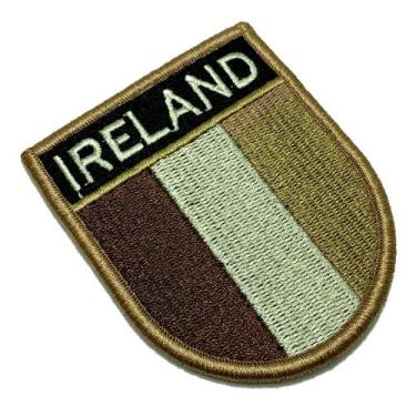 Imagem de BP0059EV04 Bandeira Irlanda Patch Bordado Fecho Contato - BR44