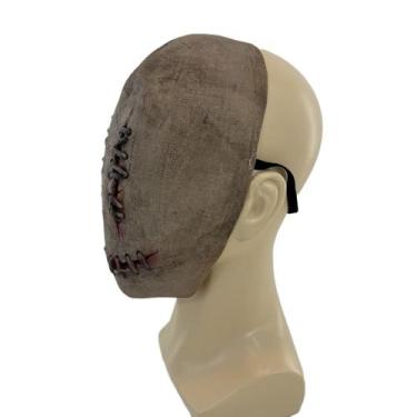Imagem de Máscara de terror de resina Creepy Sack, rosto costurado, boca, 110g -