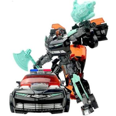 Imagem de Transformer Robot Car Toy Police Car Cool Deformation Robot - Gloome S