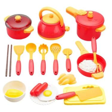 Imagem de Conjunto de brinquedos infantis Kitchen Pretend Cooking, pre - Gloome 