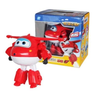Imagem de Figura Toy Super Wings Jett Transformed 12 cm em PVC - Gloome Store