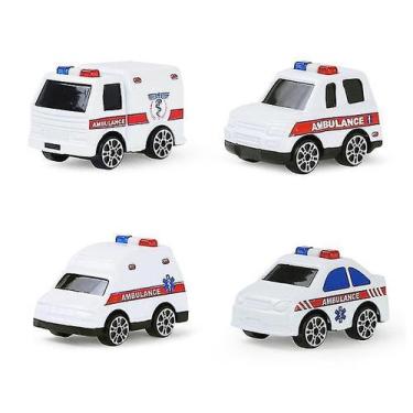 Imagem de Toy Car Alloy Sliding Pull Back Children, 4 unidades - Gloome Store