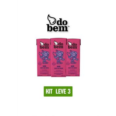 Imagem de Suco De Uva 100% Do Bem 200Ml - Kit 3 Unidades