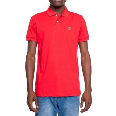 Imagem de Camisa Polo HD Piquet H0250 Vermelha-Masculino