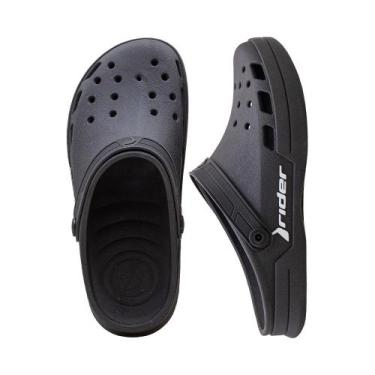 Imagem de Sandália Babuche Preto Fit  Rider, 42, Preto