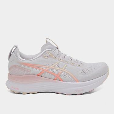 Imagem de Tênis Asics Gel Kayano 32 Feminino, Cinza, Laranja, 36