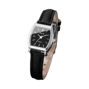 Imagem de Relógio feminino moda pequena árabe relógios de quartzo pulseira de co