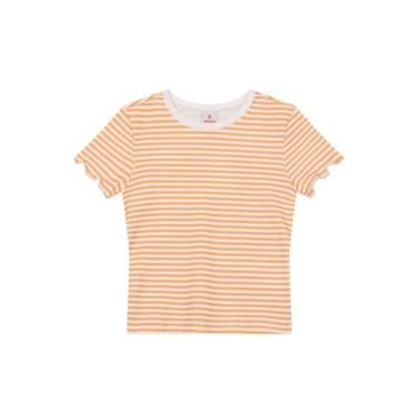 Imagem de Blusa infantil menina em ribana listrada Brandili