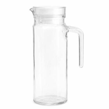 Imagem de Jarra de Vidro 1 Litro com Alça Transparente - VISTA HOME, Transparent