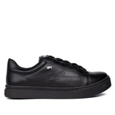 Imagem de Tênis Feminino Via Marte Napa Casual Preto-Feminino