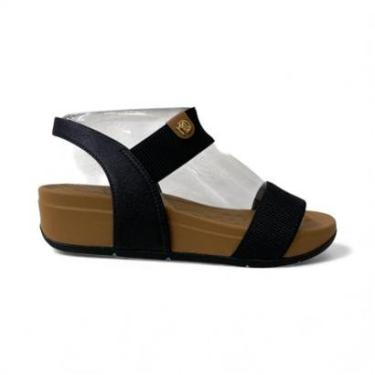 Imagem de Sandalia Feminina Modare Anabela Ultra Conforto 7207.105 Preto 34-Feminino