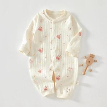 Imagem de Macacão De Manga Longa Para Bebês Meninas E Meninos, Roupa De Uma Peça
