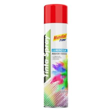 Imagem de Tinta Spray 400ML Luminosa - Mundial Prime Vermelho, Vermelho