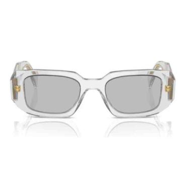 Imagem de Óculos de Sol Prada Cinza Transparente Feminino 0PR 17WS 12