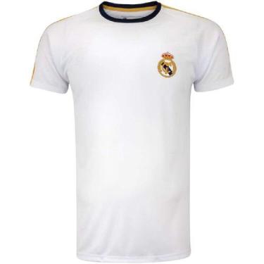 Imagem de Camiseta Balboa Real Madrid Dry Fit Masculino - Branco, M