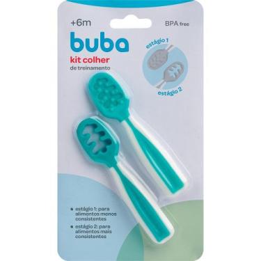 Imagem de Kit Colher De Treinamento - Buba -, VERDE