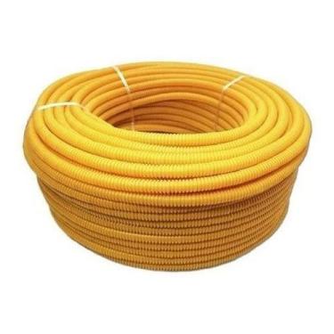 Imagem de Conduite Corrugado De 3/4 Amarelo 50 Metros - - Higipack
