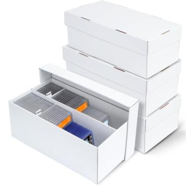 Imagem de Caixa de Armazenamento de Cartas Pulchra, 4 Unidades, comporta 88 cart