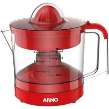 Imagem de Espremedor De Frutas Arno Express 40w 750ml Vermelho 127v