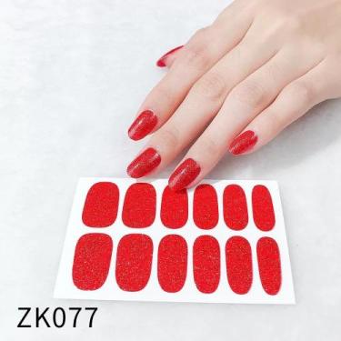 Imagem de Adesivos de Gel de Esmalte Premium Para Unhas Princesa Brilho Acessóri