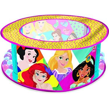 Imagem de Piscina de Bolinhas Princesas Lider Brinquedos Lilás/Rosa