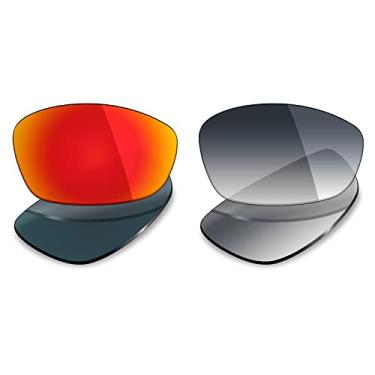 Imagem de 2 pares de lentes polarizadas de substituição da Mryok para óculos de sol Oakley Blender – Opções