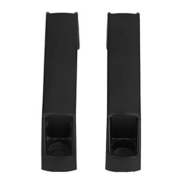 Imagem de Alça de gaveta, alça ergonomicamente projetada Alça de gabinete preta lisa requintada para equipamentos mecânicos para materiais de construção doméstica