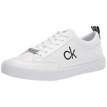 Imagem de Calvin Klein Tênis feminino Lariss, Branco 142, 37