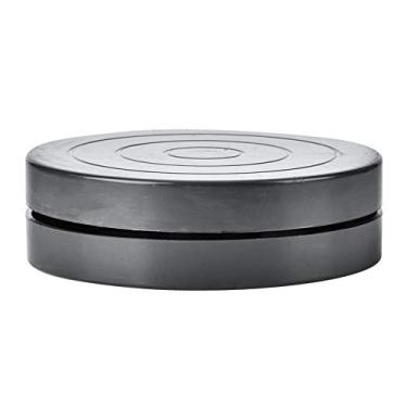 Imagem de Toca-discos, 11,5 17,8 cm feito à mão argila giratória de plástico cerâmica ferramenta de escultura de cerâmica preto disco giratório de acionamento direto (diâmetro 11,5)