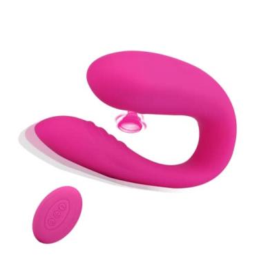 Imagem de Vibrador Feminino e Sucção com 10 Pulsações Sugador Clitóris Estimulador Erótico Vibradores de Sucção