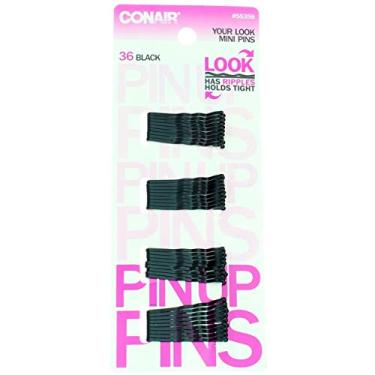 Imagem de Mini pinos Conair Styling Essentials, preto 36 ea