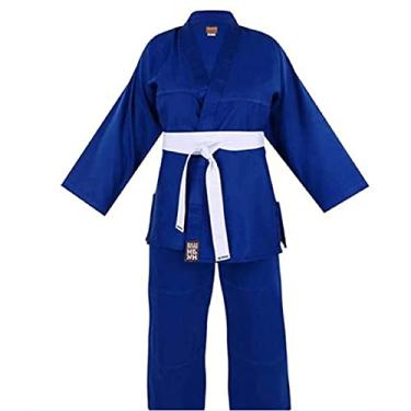 Imagem de Kimono Titanes/Haganah Jiu Jitsu - Trançado - Azul