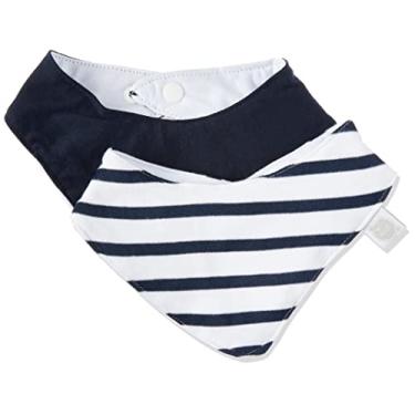 Imagem de Zip Babador Bandana (2 Unidades) List.Marinho/Marinho