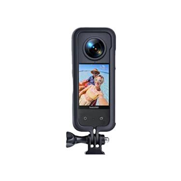 Imagem de Capa de moldura para Insta360 X3 acessório de câmera de ação com moldura protetora W 1/4 furo de parafuso adaptador de tripé para câmera Insta360 One X3