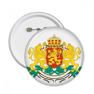 Imagem de Emblema nacional Sofia Bulgária com broches redondos para decoração 5 peças
