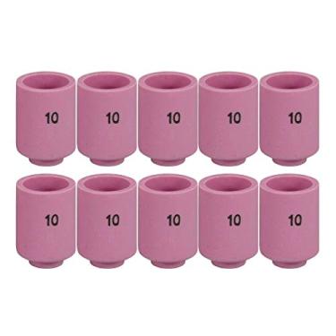 Imagem de RIVERWELD Bocais de cerâmica 13N13 TIG Alumina com bojo de ajuste PTA SR DB WP 9 20 25 TIG Acessórios para tocha de soldagem 10 peças